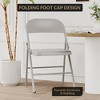 Folding Chairs, Portable Chair, Hold Up to 350 LBS, for Home, Office, Indoor & Outdoor Events - 4 of 4