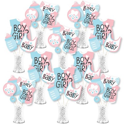 Big Dot Of Happiness Baby Gender Reveal - Team Boy Or Girl Party Bunting  Banner - Party Decorations - Gender Reveal : Target