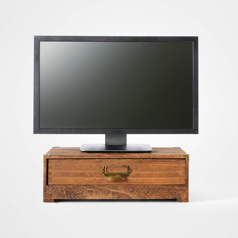 Wood Monitor Stand with Drawer - Threshold&#8482;, 2 of 8