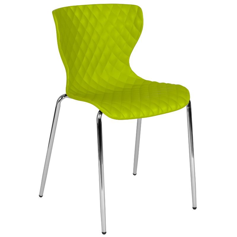 Flash Furniture Lowell Contemporary Design Plastic Stack Chair, 1 of 14