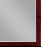 GlasFlength Decorative Wall Mirrors Square Accent Mirror Wall Mirror Polished Mirror Decorative Mirror for Living Room, Brown, 36"*36"*38" - 4 of 4