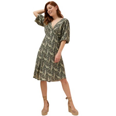 FatFace Women's Padra Paisley Dress