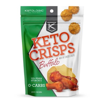KetoLogic Keto Crisps - Buffalo - 1.75oz