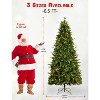 Pre-Lit Flocked LED Douglas Fir Artificial Christmas Tree - 2 of 4
