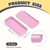 Unique Bargains Metal Anti-Oxidation Slide Top Rectangular Tin Containers 12 Pcs - 2 of 4