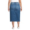 Lands' End Women's Soft Denim Midi Column Skirt - 2 of 4