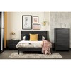 Queen Lensky Platform Bed On Legs Gray Oak - South Shore - 4 of 4