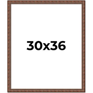 PosterPalooza | 30x36 Modern Bamboo Picture Frame, UV Acrylic, 5 Finishes - 1 of 4