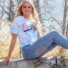 To All The Boys Juniors' Greetings From New York City Tie Dye Crop T-Shirt - 4 of 4