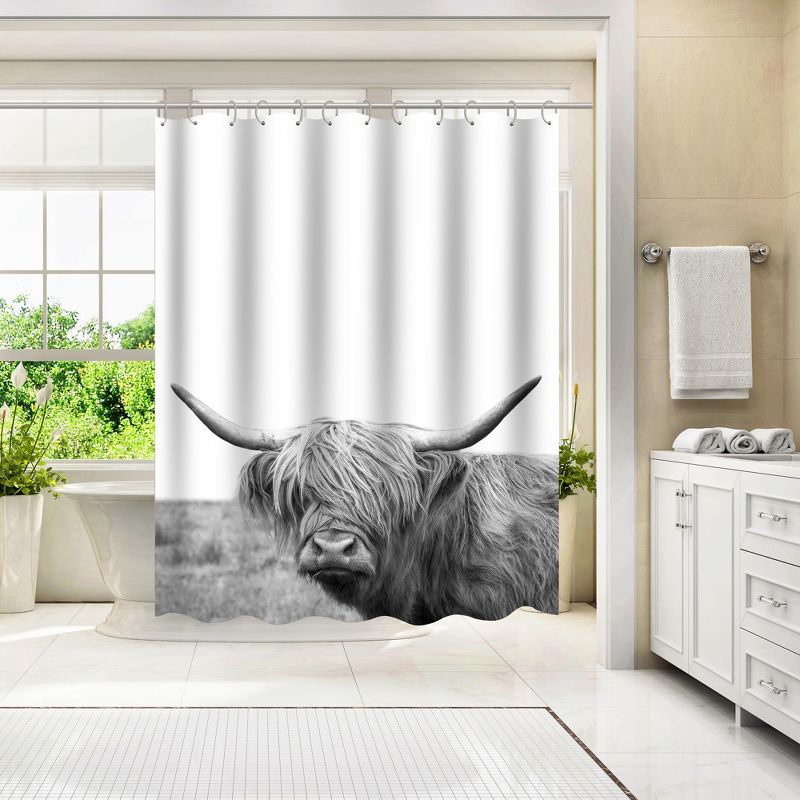 Americanflat 71" x 74" Shower Curtain by Artvir, 3 of 8