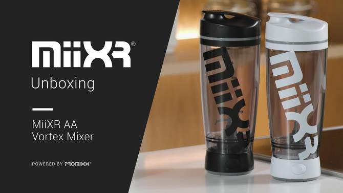 Promixx MiiXR Electric Shaker Bottle - Black/Gray - 20oz, 2 of 10, play video