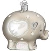 Old World Christmas Blown Glass Ornament for Christmas Tree, Baby's 1st Elephant - 3 of 4