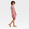 Women's Flutter Short Sleeve Button-Front Dress - Knox Rose™ - image 3 of 3