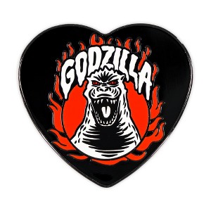 SalesOne LLC Godzilla Heart-Shaped Enamel Pin - 1 of 4