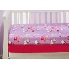 Everyday Kids 2-Pack Girls Crib Sheets, Soft Microfiber, Fits 28x52 Crib Mattress, Unicorn and Hot Pink Nursery Bedding Set - 2 of 4