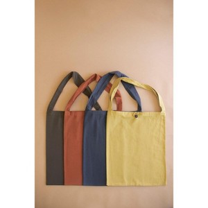 Cotton Tote Bag Set – 4 Multi-Color 18" Bags for Groceries, Travel, or Storage By kalalou - 1 of 4