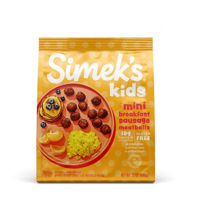 Simek's Kids Mini Breakfast Sausage Meatballs - Frozen - 12oz