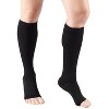 Truform 20-30 mmHg Medical Compression Stockings, Smooth Stretch Microfiber, Knee High, Open Toe - 4 of 4