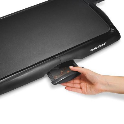 Hamilton Beach Black Ceramic Non-Stick Electric Griddle
