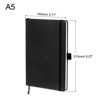 Unique Bargains Hardcover A5 Lined Office Writing Journal Notebooks 160 Pages - 2 of 4