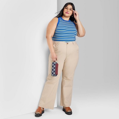 low rise womens chinos