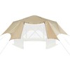 Hike Crew Waterproof Gazebo Rain Shelter Tarp Compatible with 6-Sided Pop-Up Tent with 6.5ft Panels - 4 of 4