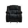 HomeStock U250 Ebony Reclining Sofa/Console Reclining Loveseat/Glider Recliner - 4 of 4