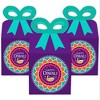 Big Dot of Happiness Happy Diwali - Square Favor Gift Boxes - Festival of Lights Party Bow Boxes - Set of 12 - image 2 of 4