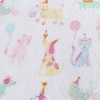 50"x60" LA Kids' Party Animals Ultra Soft Plush Throw Blanket Pink - Laura Ashley - 4 of 4
