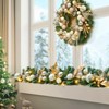 6ft Lighted Christmas Garland, Artificial Pre Lit Xmas Garland Decorations - 2 of 4