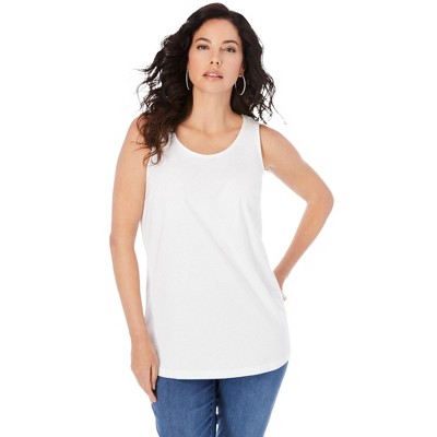 Roaman's Women's Plus Size Scoopneck Tank Top