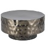 CT-90-30-30 Modern Style Coffee Table made with Metal in Nickel(NJ Inventory) - 4 of 4