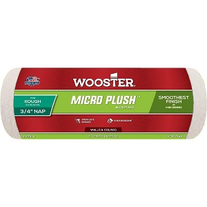 Wooster Genuine 9" Micro Plush 3/4" Nap Roller Cover - R249-9 - 1 of 4