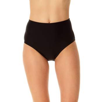 Women Beach Shorts High Waist Tankini Bottoms Tummy Control