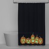Halloween Jack-O-Lantern Glow in the Dark Shower Curtain Orange - Hyde and EEK! Boutique™ - 2 of 4