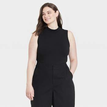 Women's 4-way Stretch Short Sleeve Bodysuit - Auden™ Black M : Target