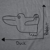Womens Funny T Shirts Duck Rabbit Graph Sarcastic Graphic Novelty Tee for Ladies - Crazy Dog Women's T Shirt With Sarcastic Sayings - 2 of 4