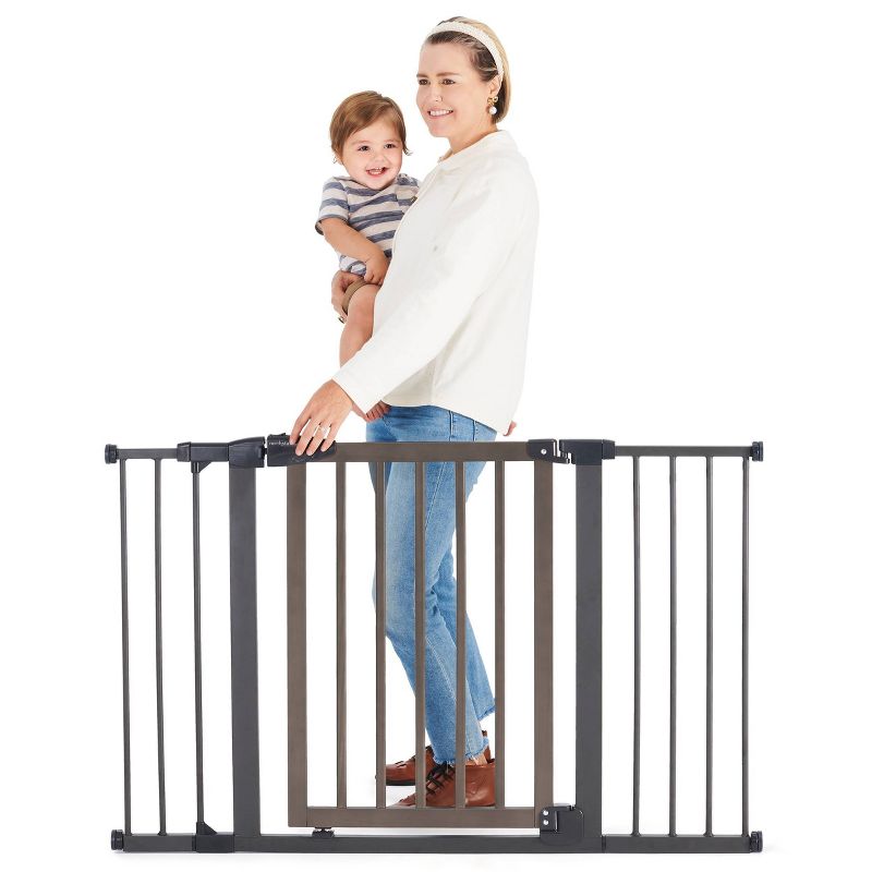 Toddleroo by North States Driftwood Extra Wide Gate, 5 of 9