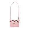 Demon Slayer Nezuko Metal Badge Women's Pink Crossbody Handbag - 2 of 4