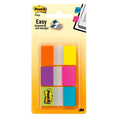 Post-It 60Ct .47" Wide Flags With On-The-Go Dispenser - Electric Glow  Collection : Target