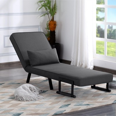 MAYEERTY 26¡± Folding Arm Chair Lounge 4-in-1 Convertible Sofa Bed