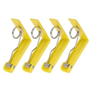 Unique Bargains Stainless Steel Windproof Anti-Rust Tablecloth Clips 2.87" x 2.36" - 1 of 4