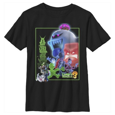 Boy S Nintendo Luigi S Mansion Mash Up T Shirt Target - mash roblox t shirt