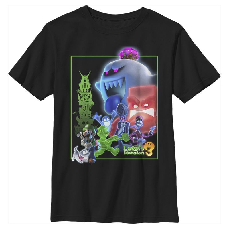 Boy's Nintendo Luigi's Mansion Mash-up T-Shirt, 1 of 5