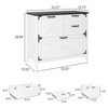 Lateral File Cabinet with 4 Drawer, Wood File Storage Cabinet for Home Office Furniture - 2 of 4
