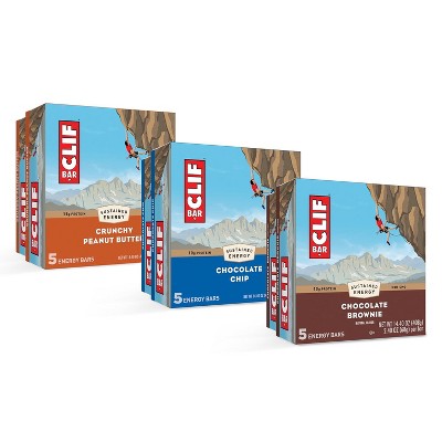 Clif Bar, Energy Bar, Variety Pack, (30 Pack, 6 Boxes)