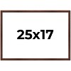 PosterPalooza | Classic Modern Brown Picture Frame - UV Acrylic, Backing Board, Hanging Hardware Included - 2 of 4