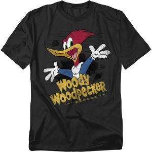 Woody Woodpecker Through The Tree Adult T-Shirt - 1 of 4
