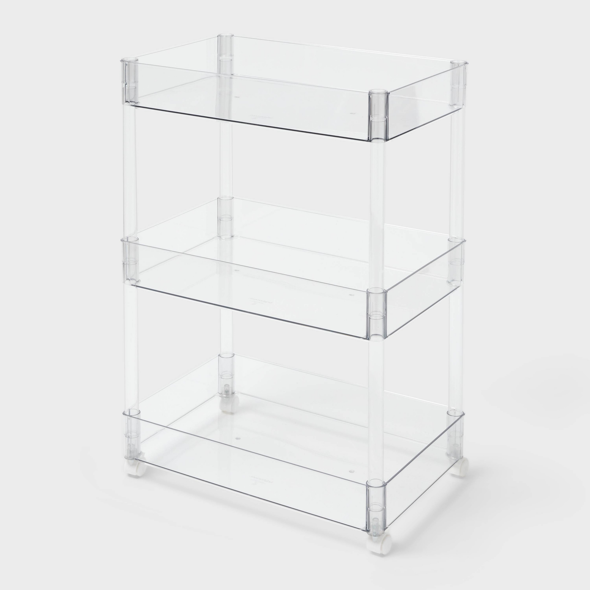 3 Tier Clear Storage Cart - Brightroom™
