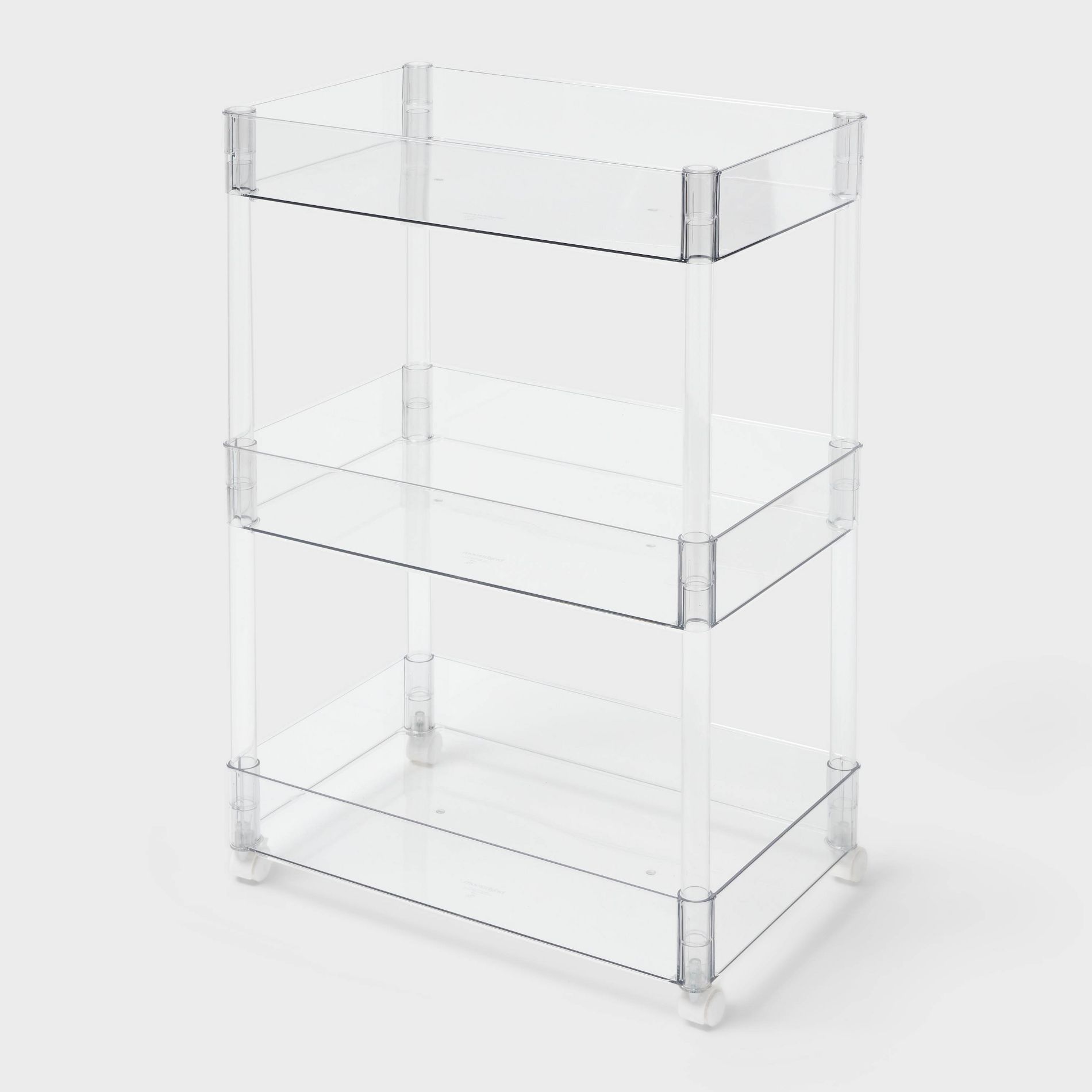 3 Tier Clear Storage Cart - Brightroom™